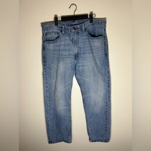 Levi’s 505 Regular Fit Straight Leg Jeans W36 L29 Blue 100% Cotton